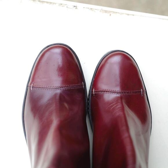 Burgundy Ankle Boots for Women - Picture 6 of 15